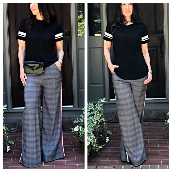 ✨LAST ONE ✨Black hooded color block sleeves top - Picture 6 of 8